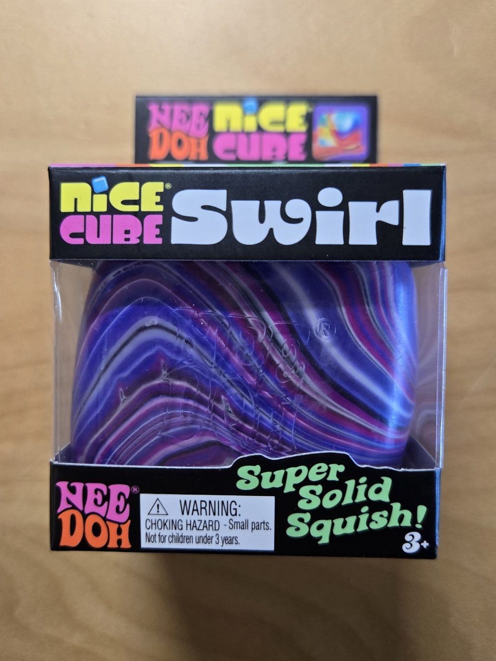 Needoh Nice Cube - Purple Swirl